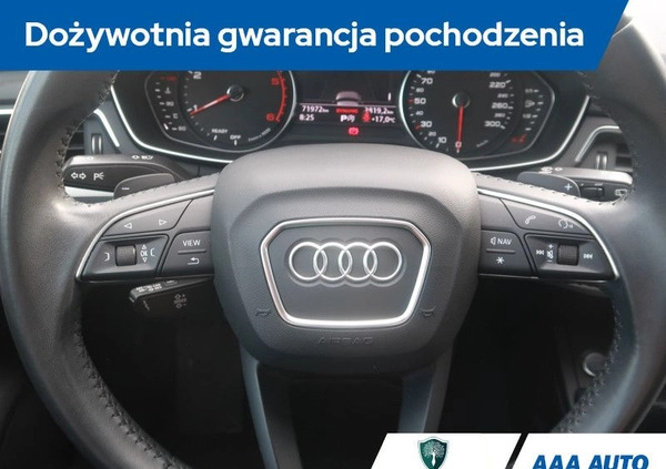 Audi A4 cena 96000 przebieg: 71971, rok produkcji 2018 z Kraków małe 326